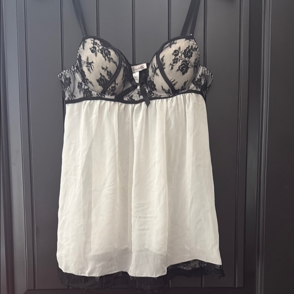 LINEA DONATELLA Babydoll Flowy Slip Shirt